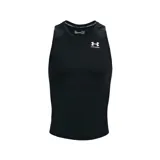 Musculosa Under Armour HeatGear Compression negra, de corte ajustado y tejido ligero que absorbe el sudor.
