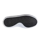 Championes Adidas Grand Court Platform de mujer, color blanco con las icónicas tres tiras laterales en negro. Presentan una suela chunky elevada con diseño texturizado, cordones blancos y el logo de la marca en la lengüeta.