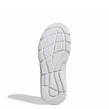 Championes deportivos Adidas modelo Cloudfoam Flex, color lila con detalles en tonos rosados. Presentan una estructura de malla transpirable, las icónicas tres bandas laterales y una suela blanca con tecnología de amortiguación.