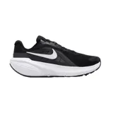 Championes de running Nike Downshifter 14, color negro con suela blanca y logo lateral en blanco.