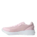 Championes urbanos New Balance modelo Fresh Foam 578, color rosado con detalles en blanco. Confeccionados en una combinación de malla textil y material sintético, cuentan con el logo característico en los laterales y una suela blanca con amortiguación.