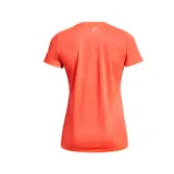 Remera deportiva Under Armour Tech Twist V-Neck color celeste jaspeado, de corte holgado, manga corta y cuello en V.