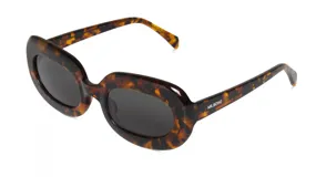 Lentes de sol Mr Boho modelo Palermo, con montura de carey y lentes grises.
