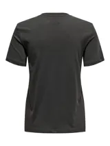 Remera de algodón con cuello redondo y mangas cortas. Presenta un estampado frontal con el logo y el icónico diseño de la banda Nirvana en tonos desgastados.