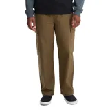 Pantalón cargo Volcom modelo ABG Billow Tapered EW, color verde militar, de corte holgado y tiro bajo, con bolsillos laterales en las piernas.