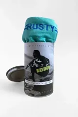 Boxer Rusty modelo Icaro color aqua, con cintura elástica con el nombre de la marca en contraste.