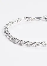 Pulsera de plata 925 con eslabones tipo tourbillón macizos de 5mm de grosor.