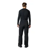 Pantalón de esquí Columbia Titanium color negro, diseñado para deportes de nieve. Cuenta con tirantes elásticos ajustables, rodillas articuladas, ventilación con cremallera en las piernas, polainas internas y refuerzos en los puños. Incorpora tecnología Omni-Tech™ impermeable y forro térmico Omni-Heat™ Infinity.