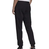 Pantalón de jogging negro Adidas Originals con logo del trifolio bordado en blanco.