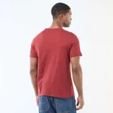Camiseta de manga corta con cuello redondo, confeccionada en tejido de punto liso de algodón.