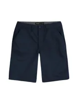 Bermuda de corte recto estilo chino, confeccionada en lino, con ruedo doblado y cierre frontal.