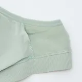 Pack de dos tops de canalé, uno en color verde menta y otro en gris oscuro, con tirantes finos y banda elástica en la base.