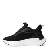 Championes deportivos Umbro modelo Pure Step, color negro con detalles en rosado y suela blanca con diseño ergonómico.