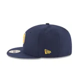 Gorro New Era unisex, modelo 9Fifty, del equipo de baloncesto Indiana Pacers de la NBA. Color azul marino con logo del equipo bordado en el frente.