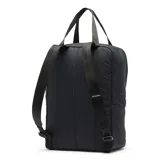 Mochila Columbia Trail Traveler de 18 litros, color negro, con diseño versátil para uso urbano o al aire libre. Cuenta con compartimento para computadora portátil de hasta 15 pulgadas, bolsillo lateral para botella de agua, bolsillo frontal con cierre y respaldo acolchado para mayor soporte.