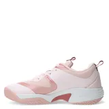 Championes deportivos Topper modelo Angel, color rosado con detalles en tonos más oscuros. Presentan un diseño ergonómico con capellada de malla y refuerzos sintéticos, cierre con cordones y suela de goma con patrón de tracción.