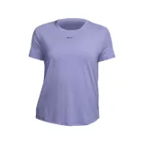 Remera deportiva Nike One Classic color lila, de corte clásico y tejido ligero con tecnología Dri-FIT.