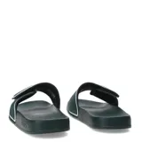 Sandalias Puma Leadcat 2.0 V para hombre, color verde con logo blanco.
