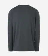 Remera deportiva de manga larga Get Over, confeccionada en tejido técnico con tecnología Dry y protección UV 30+. Presenta cuello redondo, corte regular y acabado con textura sutil.