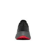 Championes de trail running Columbia modelo Konos Trillium ATR, color negro con detalles en rojo. Presentan una suela con tecnología Adapt Trax para alta tracción, entresuela Techlite+ para amortiguación reactiva y sistema Navic Fit para mayor estabilidad.