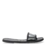 Sandalias tipo chinela Havaianas, modelo You Angra, con base de goma beige y tira ancha superior de material sintético traslúcido en tono arena.