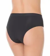 Bombacha tiro alto color beige.