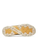 Championes de trekking Merrell Speed Strike 2 para hombre, en tonos beige, marrón y verde militar, confeccionados con malla transpirable y refuerzos sintéticos, con suela dentada para mayor tracción y cordones bicolores.