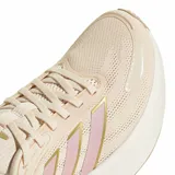 Championes de running Adidas Response 2, color beige con detalles en lila y dorado.