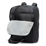 Mochila urbana Columbia de 18 litros, color negro, con compartimento para laptop de hasta 15 pulgadas, bolsillo lateral para botella y bolsillo frontal con cierre. Cuenta con correas de hombro y manijas superiores, además de respaldo acolchado.