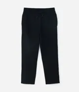 Pantalón deportivo de corte recto en color marrón, con cintura elástica ajustable mediante cordón y bolsillos laterales.