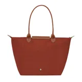 Longchamp -Cartera Longchamp plegable de nylon con cierre y asa larga, Le pliage M