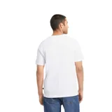 Remera Puma de hombre color negro, de corte clásico, con cuello en V y logo estampado en el pecho.