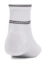 Pack de 6 pares de medias deportivas tipo quarter de la marca Under Armour, en colores negro, gris y blanco. Cuentan con soporte para el arco, talón ajustado y detalles de líneas en la caña.