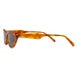 Lentes de sol Mr Boho modelo Seongsu, con montura de acetato color carey y lentes grises.