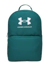 Mochila Under Armour Essential color verde petróleo con logo de la marca estampado en blanco en la parte frontal. Cuenta con compartimento principal con cierre, bolsillo frontal con cremallera y asa superior.