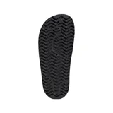Sandalias Adidas Campus 00S Foam Slide de color negro, confeccionadas en una sola pieza de espuma moldeada, con suela dentada y tira ancha superior con el logo de la marca en relieve.