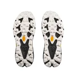 Championes de trekking Hoka modelo Speedgoat 7, en combinación de color blanco y negro, diseñados para running y senderismo con suela Vibram.