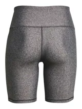 Calza corta de entrenamiento Under Armour, confeccionada en tejido HeatGear ultraligero y elástico. Presenta un diseño de talle alto con cintura elástica, costuras planas ergonómicas para mayor comodidad y bolsillo frontal integrado.