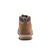 Bota de cuero color marrón con diseño resistente al agua. Presenta cuello acolchado en tono oscuro, cordones al tono y suela de goma con tecnología City Grip para mayor tracción.