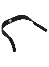 Tira para lentes Rip Curl modelo Shades Hang Down, color negro con el logotipo de la marca impreso en blanco.