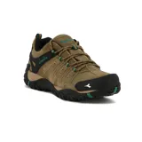 Championes de trekking Diadora color marrón con detalles en negro y verde.