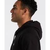 Buzo hoodie negro de felpa con logo Sticker Pete bordado al frente, de corte clásico y capucha ajustable con cordón.