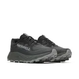 Championes de trail running Merrell modelo Agility Peak 6, color negro y gris, con parte superior de malla transpirable, entresuela con tecnología FlexConnect y suela de goma Vibram.