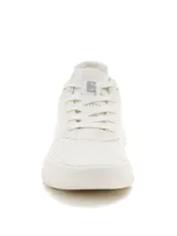 Championes Caterpillar modelo Hex Lite Vent, color blanco, confeccionados en malla de nailon con suela ligera de EVA y cierre mediante cordones.