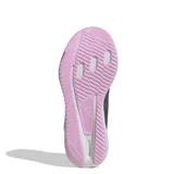 Championes de running Adidas Duramo SL 2, con diseño en tonos violeta y gris, cordones azules y suela con tecnología Lightmotion.
