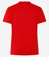 Remera básica de cuello redondo y manga corta, confeccionada en algodón peruano de alta calidad. Presenta un diseño liso y versátil, ideal para uso diario.