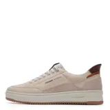 Championes urbanos Freeway modelo Automatic 05 de cuero color beige, con detalles en gamuza y suela de goma.