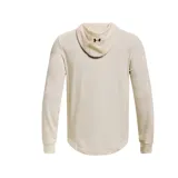 Buzo negro con capucha y cordones blancos, de manga larga y logo de Project Rock estampado en el pecho.