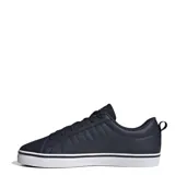 Championes urbanos Adidas modelo VS Pace 2.0, color azul marino con suela blanca y detalles de las tres tiras características de la marca. Confeccionados en cuero sintético con cierre de cordones.