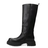 Botas de caña alta Miss Carol modelo Florida, color negro, con suela track robusta y taco cuadrado.